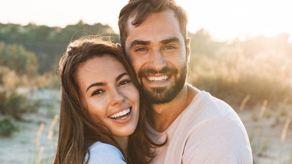 Happy couple with good teeth