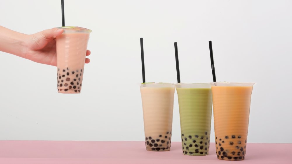 Bubble tea drinks