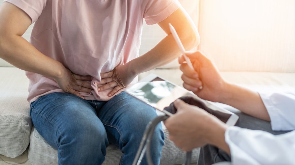 woman at doctor's office