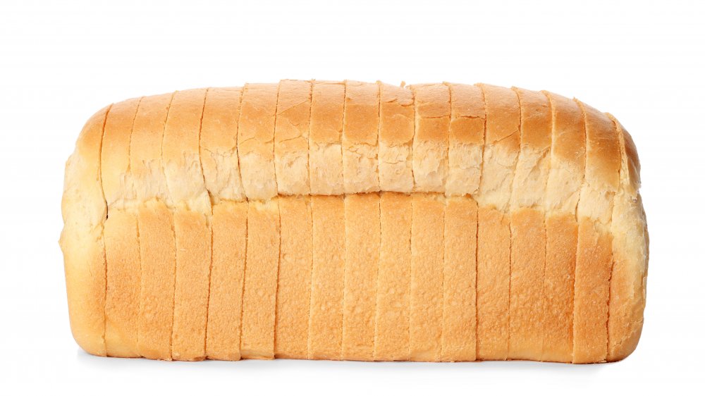 A loaf of sliced white bread