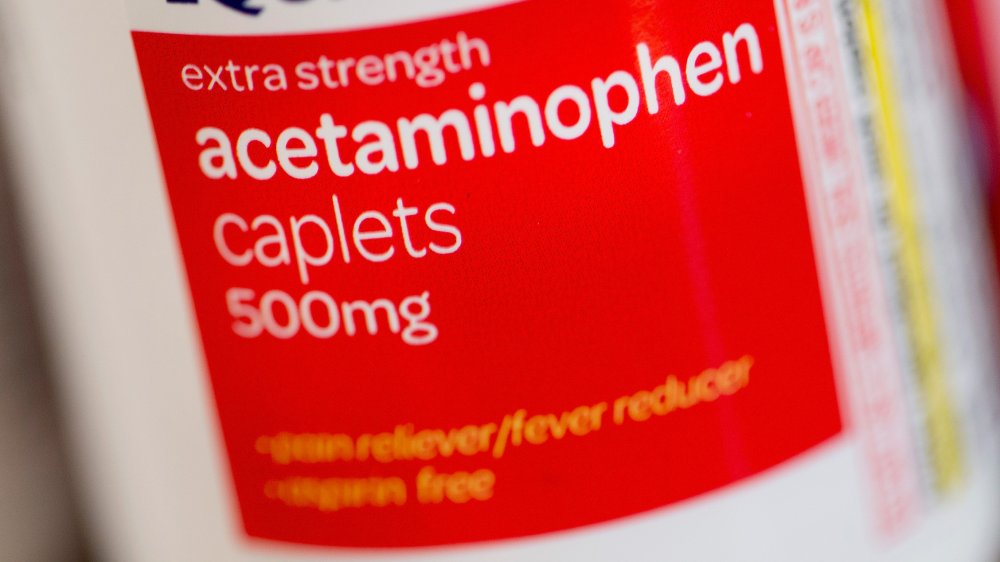 acetaminophen bottle