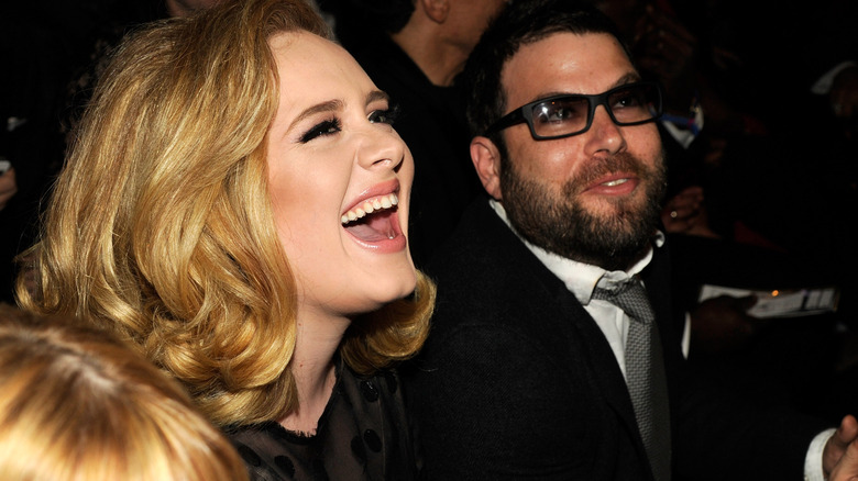 Adele and Simon Konecki