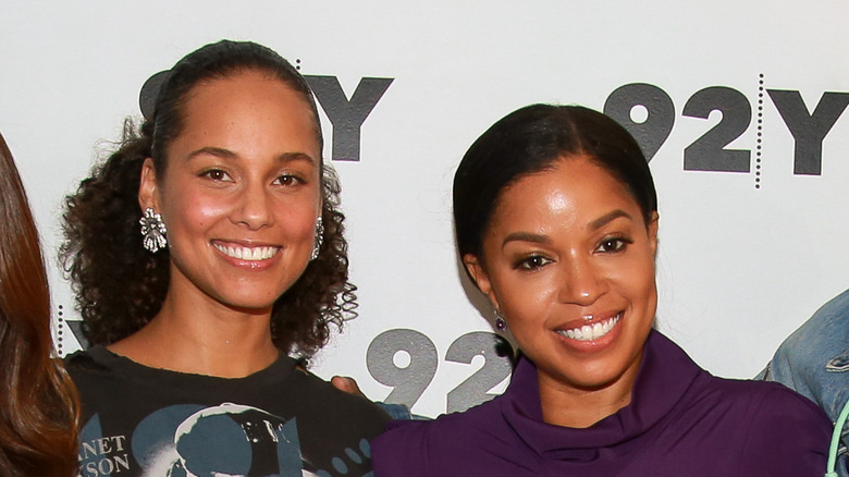 Alicia Keys and Mashonda Tifrere together