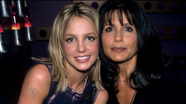 Young Britney Spears and her mother