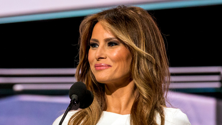 Melania Trump smiling