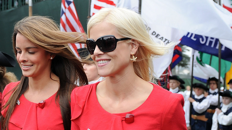 Tiger Woods' ex Elin Nordegren and others at a golf event in 2009