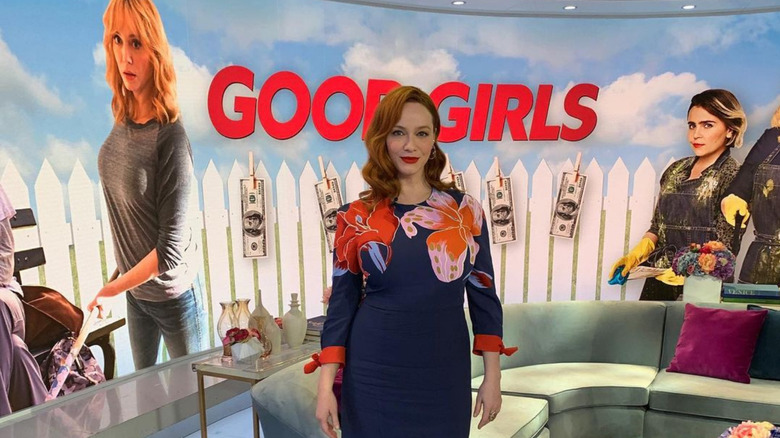 Christina Hendricks of Good Girls posing