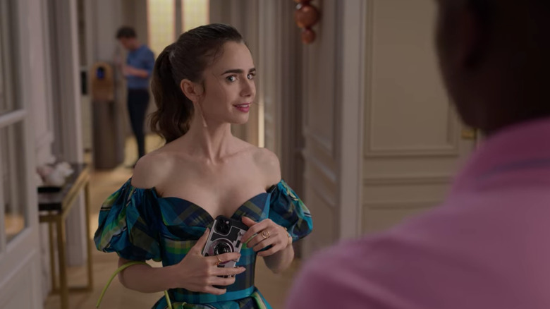 lily collins in "Emily in Paris"