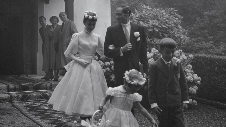 audrey hepburn 1954 wedding