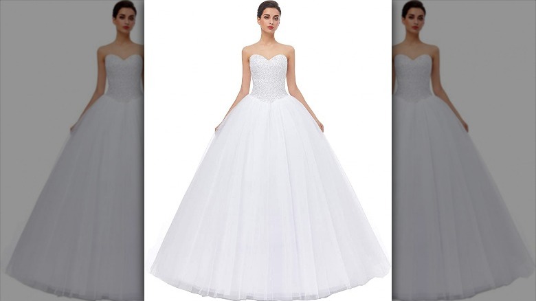 Amazon wedding gown
