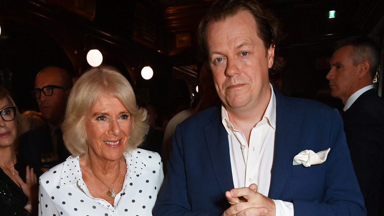 Queen Camilla and Tom Parker Bowles event