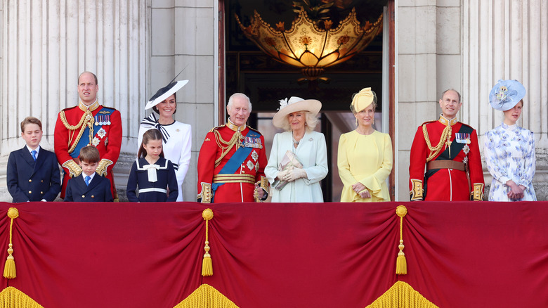 Royals on the Buckingham Palace balcony