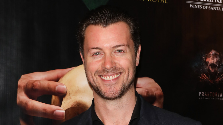 "DOOL" actor Dan Feuerriegel on the red carpet.