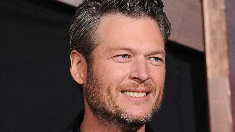 Blake Shelton smiling