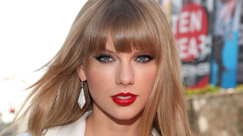 Taylor Swift with bangs