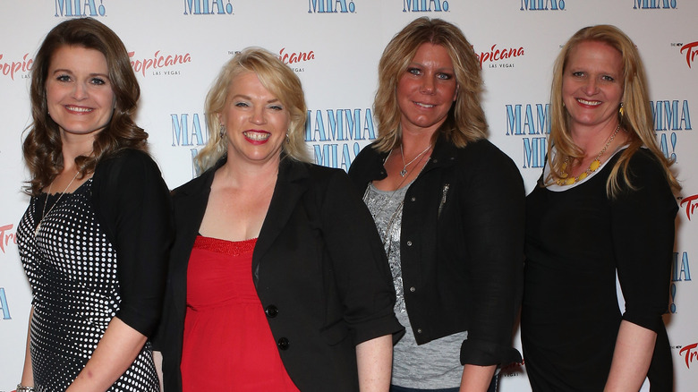 Robyn, Janelle, Meri, and Christine Brown posing together