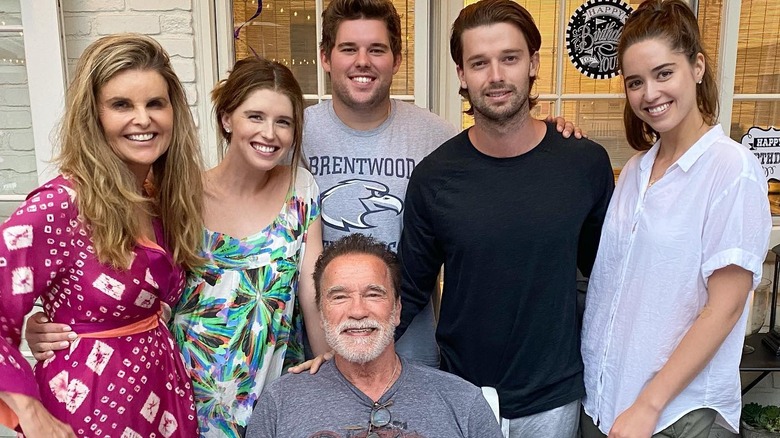 Shriver-Schwarzenegger family together