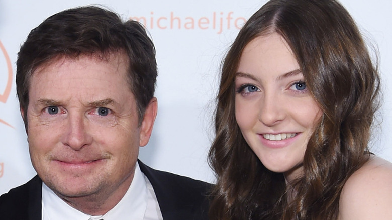 Michael J. Fox with Esmé Fox