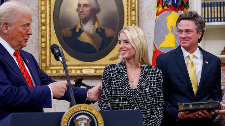 Donald Trump, Pam Bondi and John Wakefield