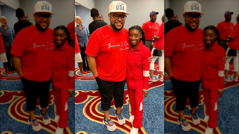 Ron Biles Jr. and Simone Biles