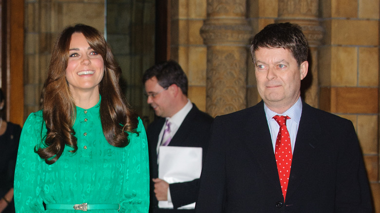 Princess Catherine and Dr. Michael Dixon walking