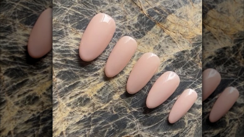 Kim Kardashian's gel manicure 