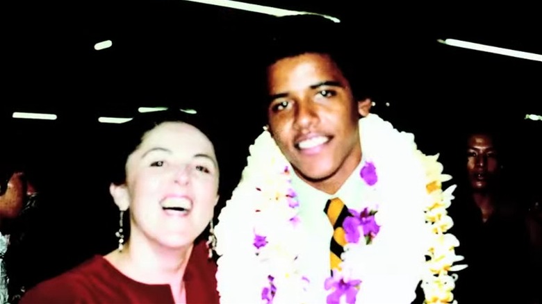 Stanley Ann Dunham with Barack Obama 