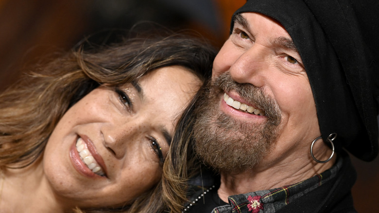 Connie Angland snuggles up with husband Billy Bob Thornton