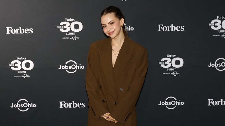 Bobbi Althoff smiling at the Forbes' 2024 "30 under 30" summit