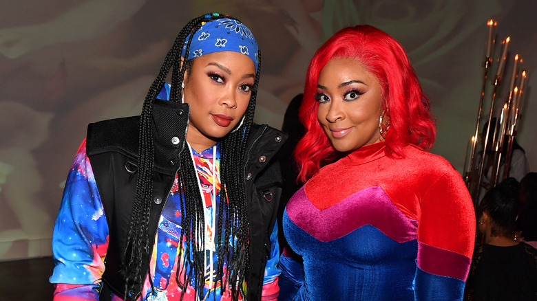 Da Brat and Jessica Dupart smiling