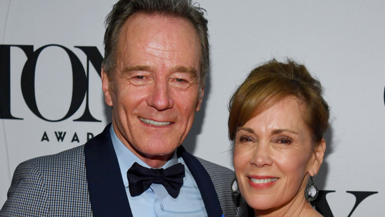 Bryan Cranston and Robin Dearden on the red carpet