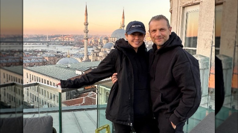 Karolina Turek and David Cubitt smiling