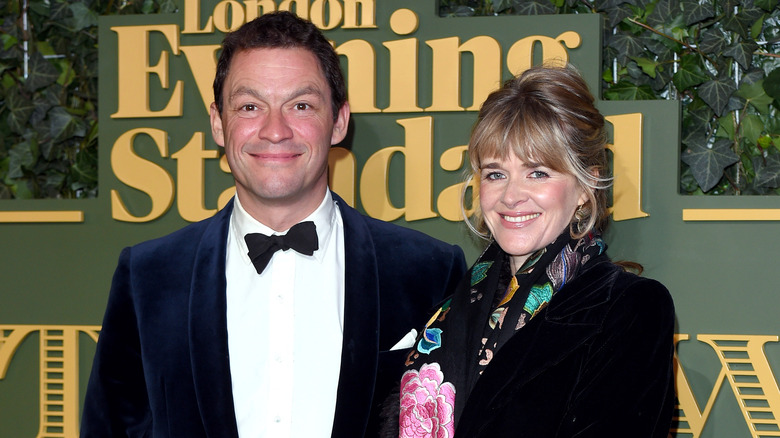 Dominic West and Catherine FitzGerald