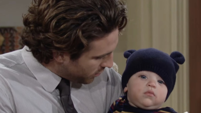Connor Floyd as Chance with Baby Dominic