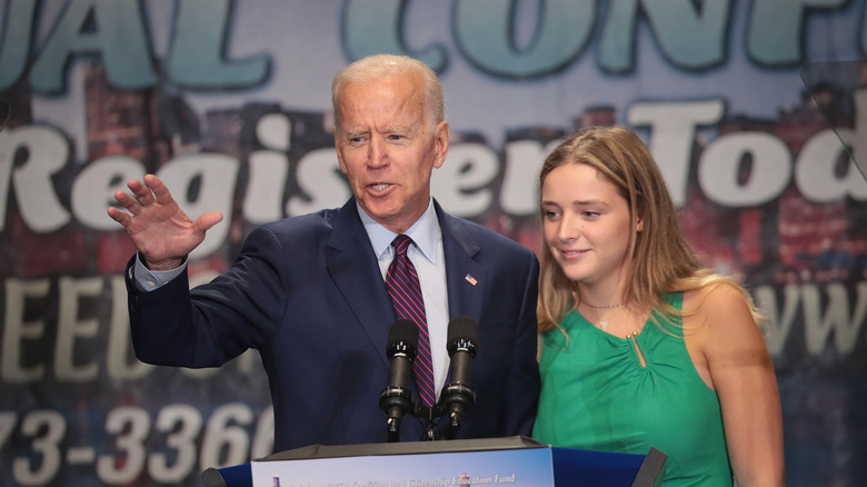 Joe Biden and granddaughter Finnegan Biden