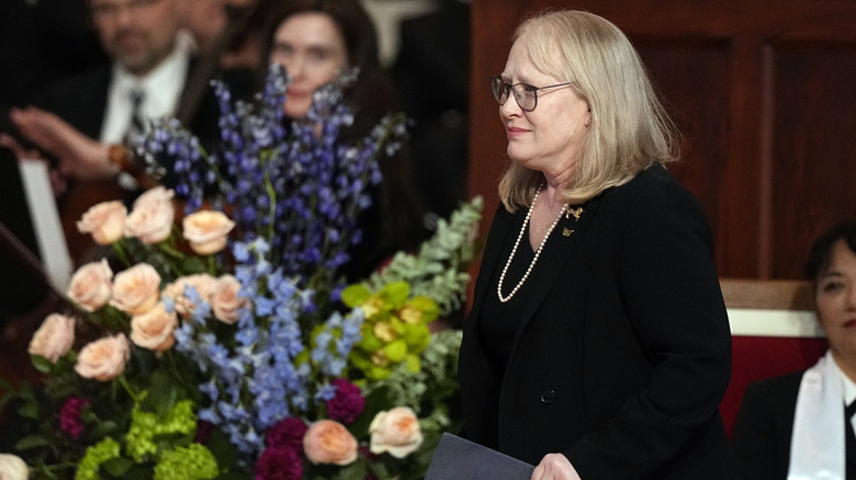 Amy Carter at Rosalynn Carter's memorial service, 2023.