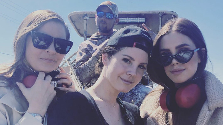 Jeremy Dufrene, Lana Del Rey, and two friends