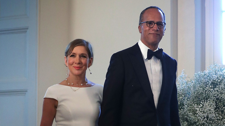 Lester Holt and Carol Hagen-Holt