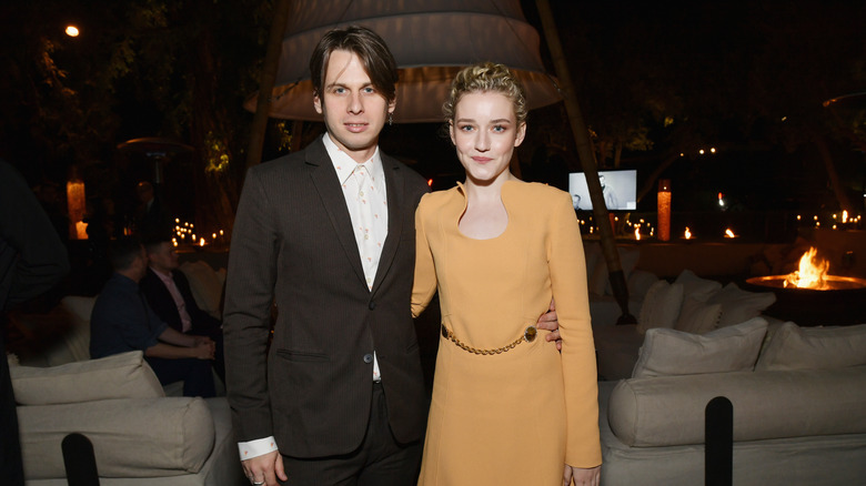 Mark Foster and Julia Garner at event