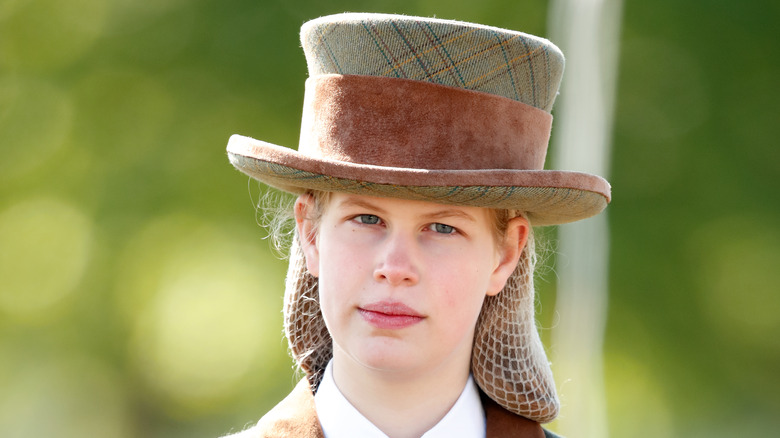 Lady Louise Windsor in riding attire