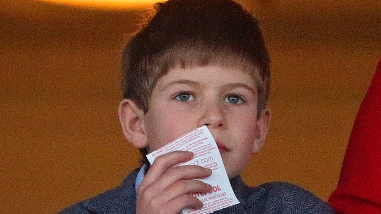 Viscount Severn attending a sporting event