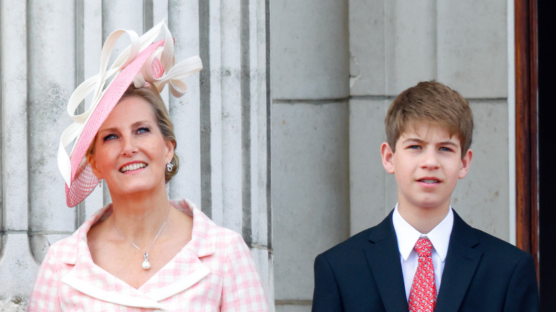 Viscount Severn with his mother Countess Sophie 