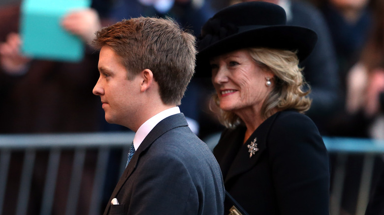 Hugh and Natalia Grosvenor side profile