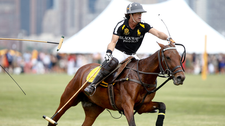 Nacho Figueras during polo match