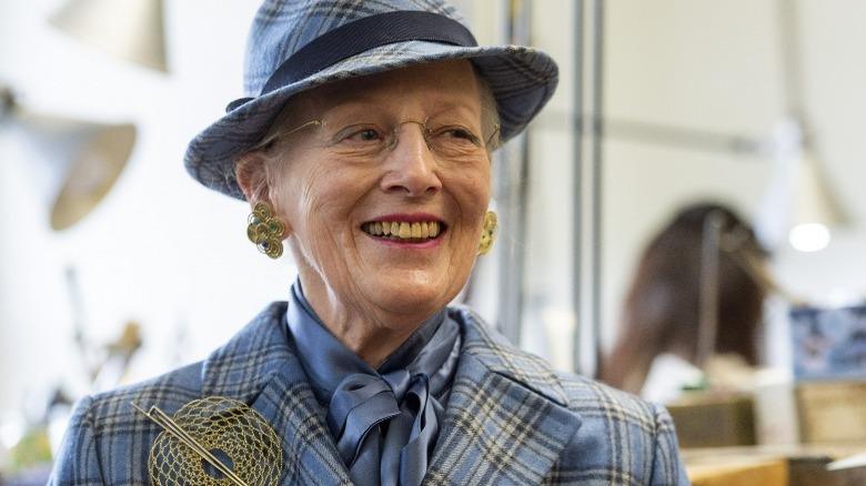 Queen Margrethe smiling