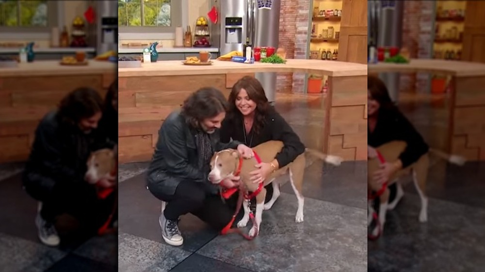 John Cusimano, Rachael Ray, Isaboo on set