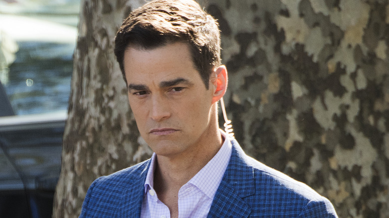 Rob Marciano looking pensive during a broadcast 