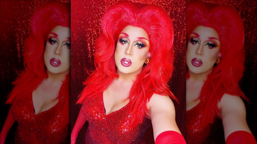 RuPaul's Drag Race's Tina Burner takes a selfie