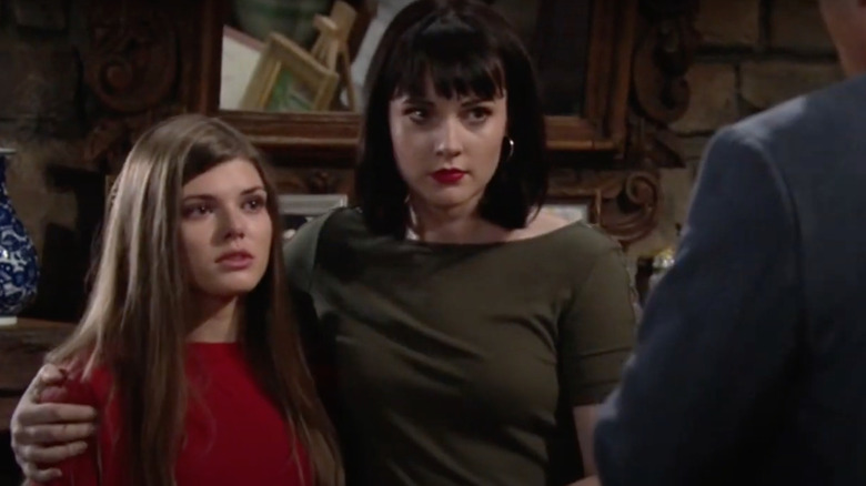 Crystal and Tessa on the young and the restless
