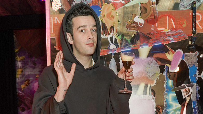 Matt Healy in a hoodie